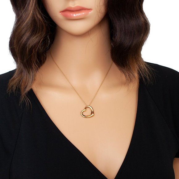 Tiffany & Co. Vintage Gold Heart Necklace - Picture 1 of 9